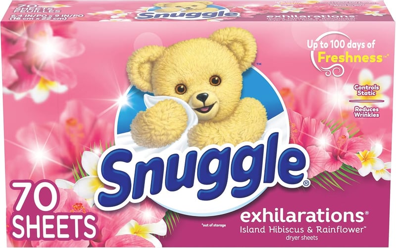 Snuggle Szövetmegpuhító Szárítógép Lapok Trópusi Virág Illattal