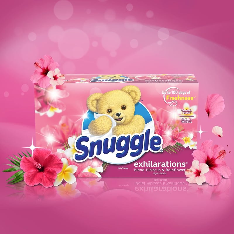 Snuggle Szövetmegpuhító Szárítógép Lapok Trópusi Virág Illattal