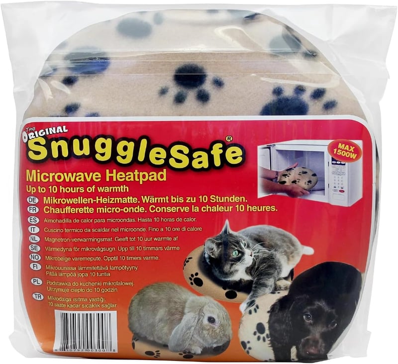 Snugglesafe rózsaszín mikrohullámú melegítő párna kisállat fekhelyhez melegítő betét