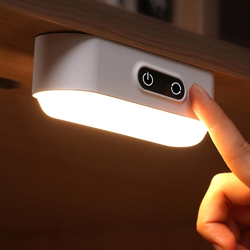 SOAIY 2db LED Érintésérzékeny Szekrénylámpa USB Töltésű 5 Szín Dimmer Mágneses Szalag Konyha Hálószoba