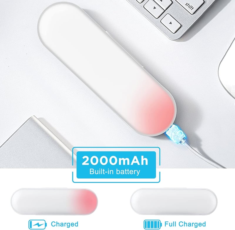 SOAIY 2db LED Érintésérzékeny Szekrénylámpa USB Töltésű 5 Szín Dimmer Mágneses Szalag Konyha Hálószoba