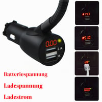 Magnetický držiak do auta 3 v 1 SOAIY do zapaľovača + USB nabíjačka 3.1A + voltmeter, LED displej, pre zariadenia iPhone a Samsung 7