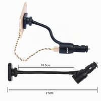 Magnetický držiak do auta 3 v 1 SOAIY do zapaľovača + USB nabíjačka 3.1A + voltmeter, LED displej, pre zariadenia iPhone a Samsung 6