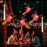 SOARFLY 12 lumânări LED plutitoare cu telecomandă, temporizator, decorațiuni pentru Halloween și Crăciun 3