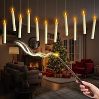 SOARFLY 12 db lebegő LED gyertya távirányítóval, időzítővel, Halloween és karácsony dekoráció 8