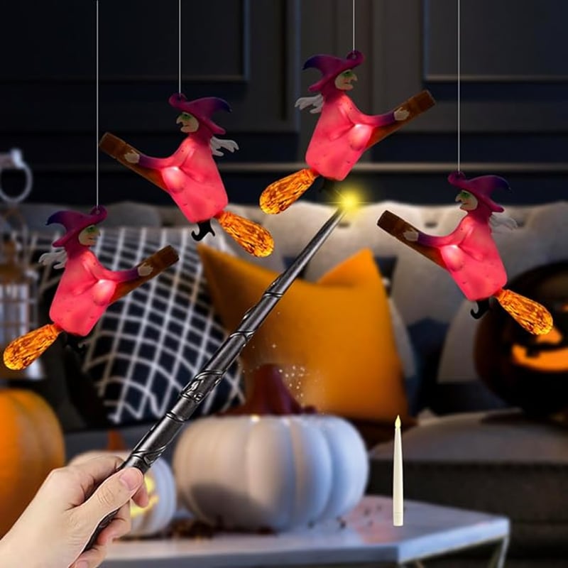 SOARFLY 12 lumânări LED plutitoare cu telecomandă, temporizator, decorațiuni pentru Halloween și Crăciun