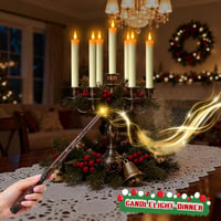 SOARFLY 12 db lebegő LED gyertya távirányítóval, időzítővel, Halloween és karácsony dekoráció 7