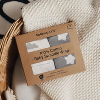 Soarwg Sac de înfășat pentru bebeluși, 0-3 luni, 2 bucăți, bumbac 7