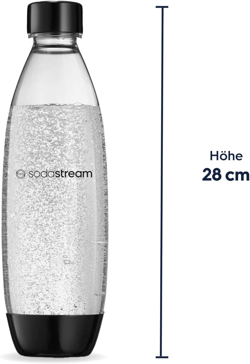 SodaStream DuoPack Fuse 2x1L Műanyag Palack - Mosogatógépben Mosható BPA Mentes - 2 Pack