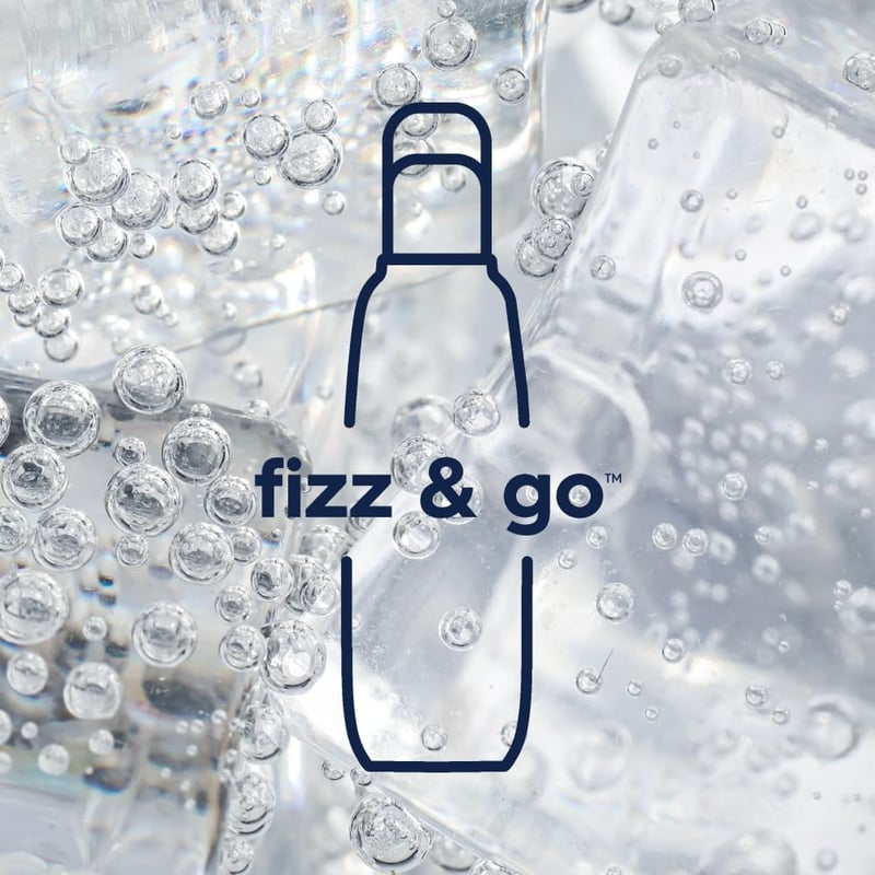 SodaStream Fizz & Go Cool rozsdamentes acél 0,9L termosz palack szódavízhez - Sand
