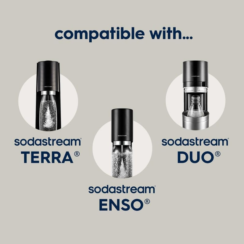 SodaStream Fizz & Go Cool rozsdamentes acél 0,9L termosz palack szódavízhez - Sand