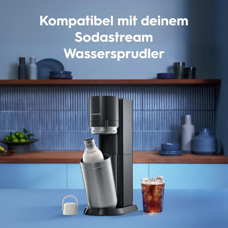 SodaStream Fizz & Go Cool rozsdamentes acél 0,9L termosz palack szódavízhez - Sand