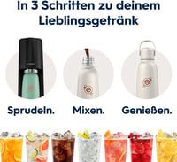 SodaStream Fizz & Go Cool rozsdamentes acél 0,9L termosz palack szódavízhez - Sand 6