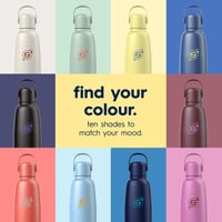 SodaStream Fizz & Go Cool nerezová fľaša na sýtenie vody 0,9 l, dvojstenná termo fľaša, citrónovo žltá, kompatibilná s TERRA, ART, E 9