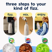 SodaStream Fizz & Go Cool nerezová fľaša na sýtenie vody 0,9 l, dvojstenná termo fľaša, citrónovo žltá, kompatibilná s TERRA, ART, E 4