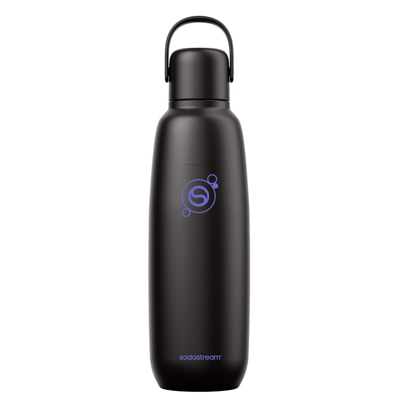 Nerezová fľaša na sýtené nápoje SodaStream Fizz & Go Cool 0,9 l, dvojstenná termo fľaša, vhodná pre modely TERRA, ART, ENSO