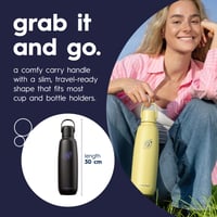 Nerezová fľaša na sýtené nápoje SodaStream Fizz & Go Cool 0,9 l, dvojstenná termo fľaša, vhodná pre modely TERRA, ART, ENSO 7