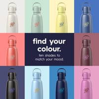 Nerezová fľaša na sýtené nápoje SodaStream Fizz & Go Cool 0,9 l, dvojstenná termo fľaša, vhodná pre modely TERRA, ART, ENSO 8