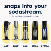 SodaStream Fizz & Go Cool nerezová fľaša na sýtenie vody 0,9 l, dvojstenná termo fľaša, citrónovo žltá, kompatibilná s TERRA, ART, E 5