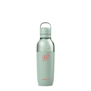 SodaStream Fizz&Go Easy Mix boca od nehrđajućeg čelika za gaziranu vodu — Boca je malo izgrebana i vide se tragovi kapljica vode (stanje: vidi 2. sliku)