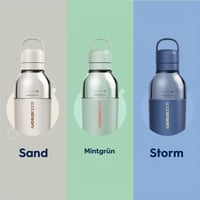 Nerezová fľaša na sýtenie vody SodaStream Fizz&Go Easy Mix — Fľaša je trochu poškriabaná a vidno na nej zaschnuté kvapky vody (stav: pozri 2. obrázok) 12