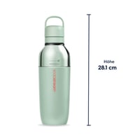 Nerezová fľaša na sýtenie vody SodaStream Fizz&Go Easy Mix — Fľaša je trochu poškriabaná a vidno na nej zaschnuté kvapky vody (stav: pozri 2. obrázok) 6