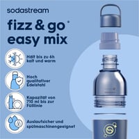 SodaStream Fizz&Go Easy Mix boca za gaziranje, Storm plava, 0,7 L 3