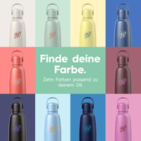 SodaStream Fizz & Go boca za gazirana pića od nehrđajućeg čelika 0,9 l, termosica s dvostrukom stijenkom, za tople i hladne gazirane napitke, DUO, TERRA, ART 9