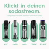 SodaStream Fizz & Go boca za gazirana pića od nehrđajućeg čelika 0,9 l, termosica s dvostrukom stijenkom, za tople i hladne gazirane napitke, DUO, TERRA, ART 6