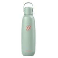SodaStream Fizz & Go boca za gazirana pića od nehrđajućeg čelika 0,9 l, termosica s dvostrukom stijenkom, za tople i hladne gazirane napitke, DUO, TERRA, ART 1
