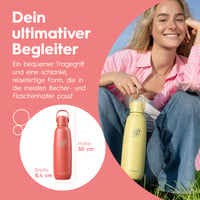 SodaStream Fizz & Go termos boca od nehrđajućeg čelika 0,9 L - boja narančaste papaje, za gazirane napitke 7