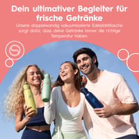 SodaStream Fizz & Go termos boca od nehrđajućeg čelika 0,9 L - boja narančaste papaje, za gazirane napitke 3