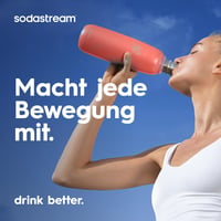 SodaStream Fizz & Go termos boca od nehrđajućeg čelika 0,9 L - boja narančaste papaje, za gazirane napitke 9