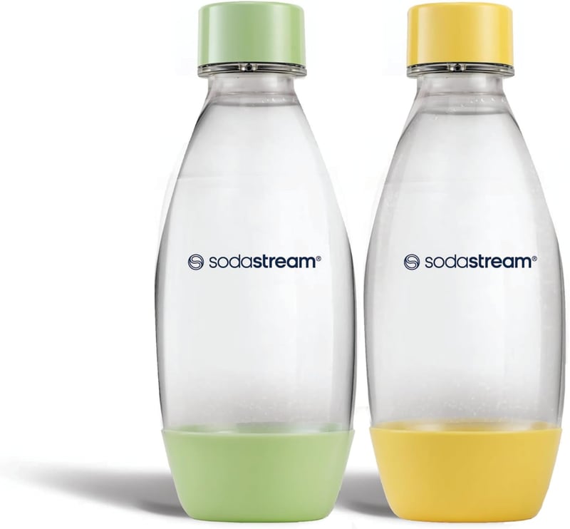 SodaStream Fuse 2x0,5L mosogatógépben mosható palack Gaia Terra Art Enso kompatibilis - Modern, Functional, Playful, Youthful