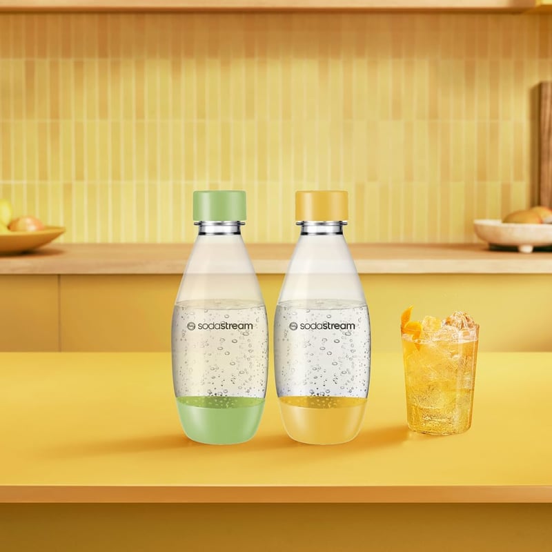 SodaStream Fuse 2x0,5L mosogatógépben mosható palack Gaia Terra Art Enso kompatibilis - Modern, Functional, Playful, Youthful