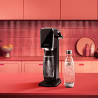 Opakovane použiteľná fľaša na sýtenie nápojov SodaStream Fuse, 1 liter, bez obsahu BPA, vhodná do umývačky riadu, strieborná, pre prístroje Terra, Art, Spirit a ďalšie výrobníky sódy 2