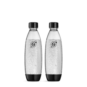 SodaStream Fuse višekratna boca za gaziranje, crna - 1 L, 2 kom.