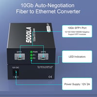 Sodola 10G SFP+ Media Converter szett 10GBase-T és 10GBase-SR optikai modulokkal 2