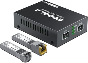 Sodola 10G SFP+ Media Converter set s 10GBase-T i 10GBase-SR optičkim modulima
