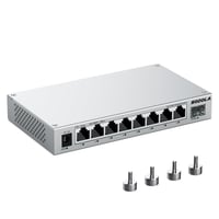 SODOLA 8-portni 2.5Gb Web Managed Switch sa 10G SFP+ portom - Aluminijsko hlađenje i magnetske nožice - LACP/QoS/VLAN mrežni uređaj za dom 1
