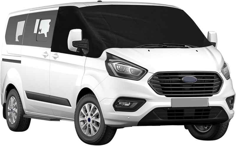 Soekodu Ford Transit Custom szélvédő takaró 2012-2022 UV védelem