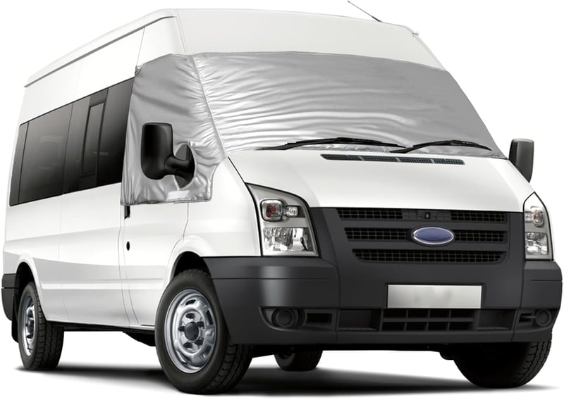Soekodu Ford Transit MK7 szélvédő takaró 2006-2013, UV és időjárásálló védelem