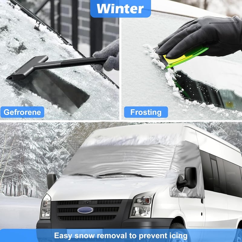 Soekodu Ford Transit MK7 szélvédő takaró 2006-2013, UV és időjárásálló védelem