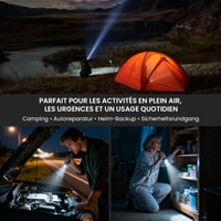Sofirn SC33 LED svjetiljka 5200 lumena, punjiva EDC svjetiljka s Type-C punjenjem i elektroničkim prekidačem za planinarenje, pretraživanje i upotrebu na otvorenom 8