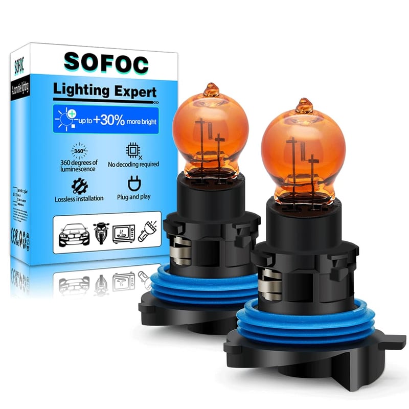 SOFOC HP24W 12V PG20-1 blikajúca oranžová žiarovka pre modely C5 – 2 ks
