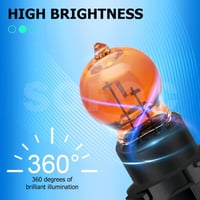 SOFOC HP24W 12V PG20-1 blikajúca oranžová žiarovka pre modely C5 – 2 ks 7