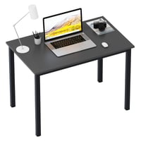 sogesfurniture AC3B-100-SF računalni stol - crni - 100x60x75 cm 2