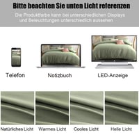Obliečky na vankúš Soifox 40x80 cm, 2 ks - Šalviovo zelené, 100% mikrovlákno, nežehlivé a nekrčivé, so zipsom 6