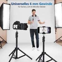 SOIMISS Skladací statív na projektor, nastaviteľná výška 40-110 cm, s táckou, držiak na notebook, čierny, prenosný na fotoaparát a projektor 8