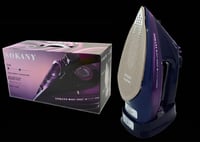 SOKANY AJ2085 Vezeték Nélküli Gőzölős Vasaló, 2400W, 370ml Víztartály, Kerámia Talp, Hordozható, Lila 8